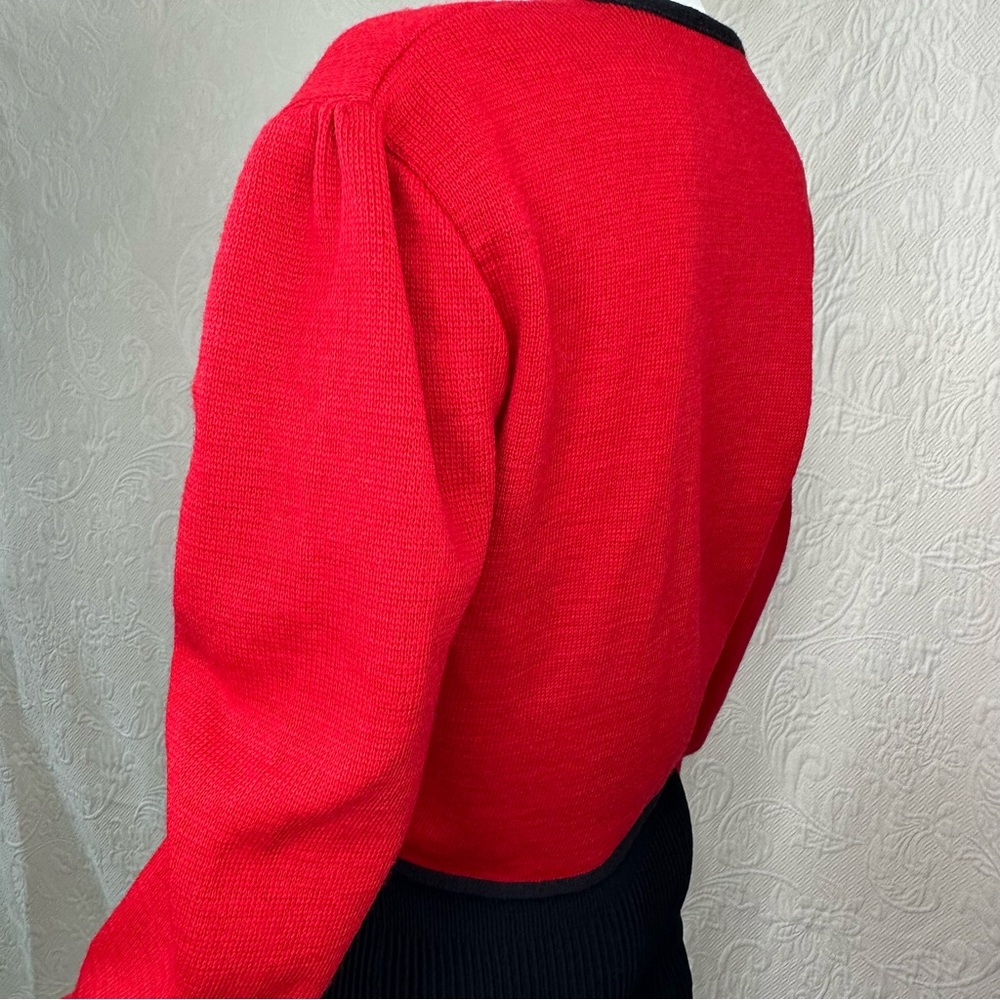 Miss Pendleton VTG Wool Frog Tie Cardigan - Picture 6 of 13